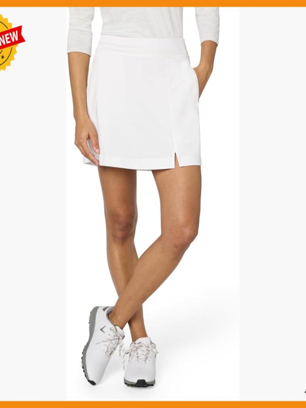 Women's 17" Golf Skort with Moisture-Wicking and UPF 50 Protection